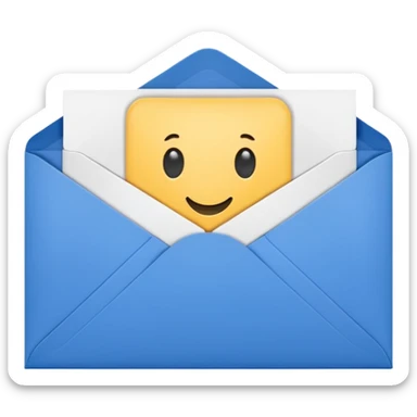 envelope with the word RCH on it to use in a business setting sticker