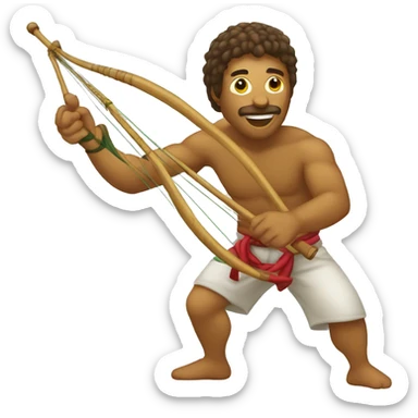 berimbau capoeira  sticker