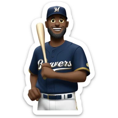 milwaukee brewers sticker