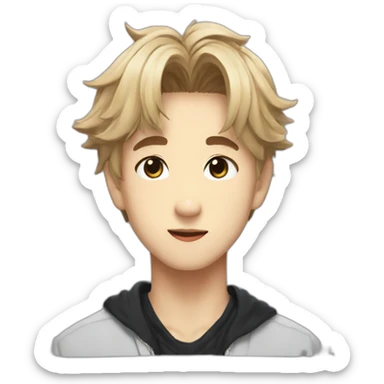 I.N stray kids sticker