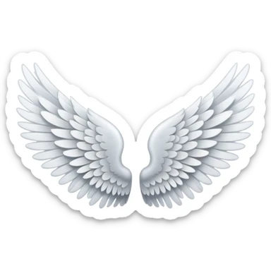 Angel wing sticker