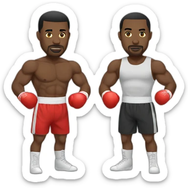 Boxing colleagues sticker