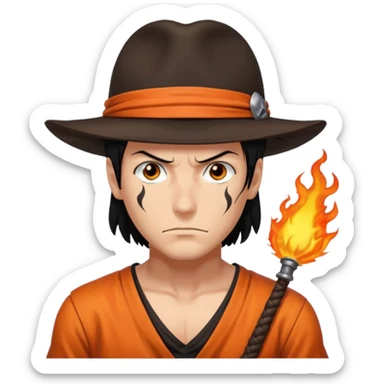 Portgas.d. ace sticker