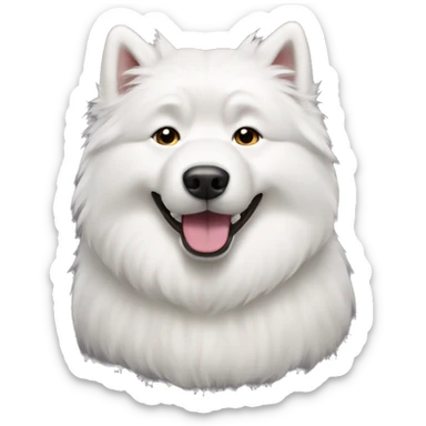 Samoyed dog sticker