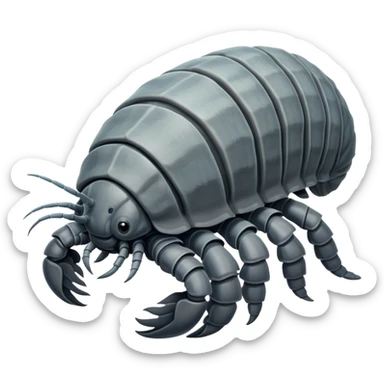 Giant isopod  sticker