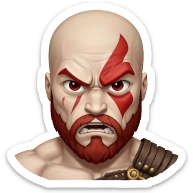 kratos sticker