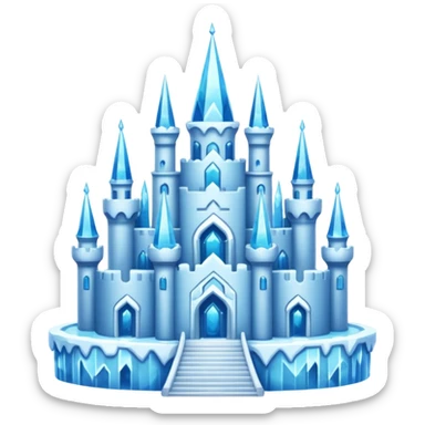 Ice Kingdom palace sticker