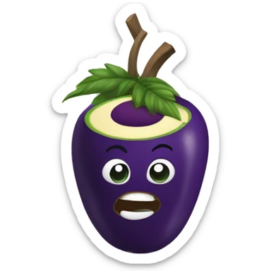 açaí fruta sticker
