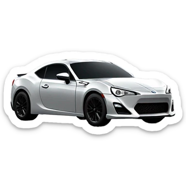 Fr-s Haunted Darth Vader’s ice cube race car with bright white headlights and light saber bumpers  sticker
