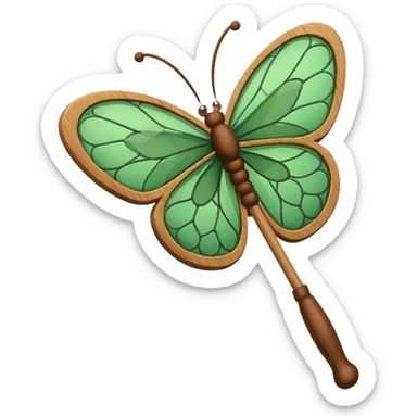 butterfly net sticker