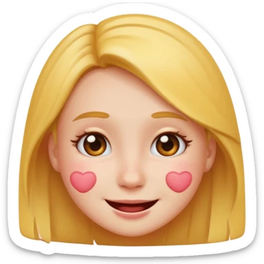 girl emoji with pimple sticker