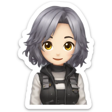 arknights Jessica Happy sticker