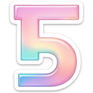 Iridescent pastel pink romantic formal elegant sophisticated cultured neat pretty beautiful nifty Font setting icon with letter I sticker