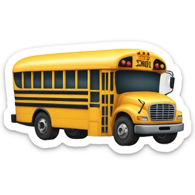 broken down school bus sticker
