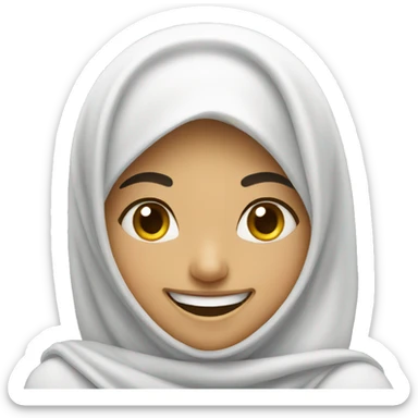 saudi arabian Laughing girl sticker