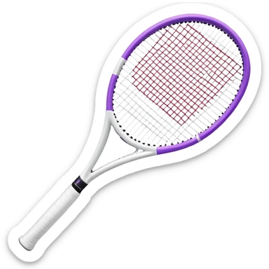 Wilson Soleste 105 Tennis Racquet, white/light purple sticker