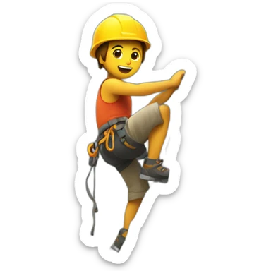 climbing-boldering sticker