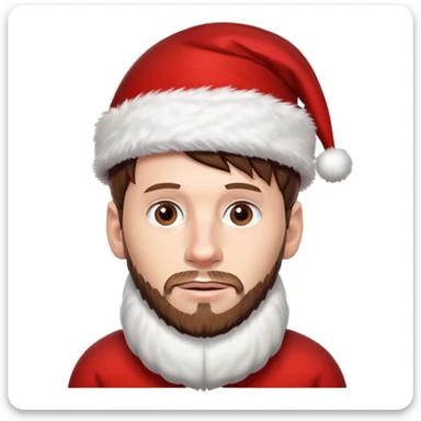 Messi con gora de navidad  sticker