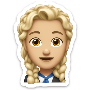 👩🏻‍⚕️+👩🏻‍🎓 sticker