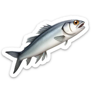 long pollock fish sticker