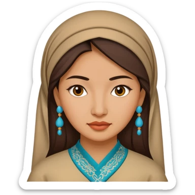 Uzbek woman  sticker
