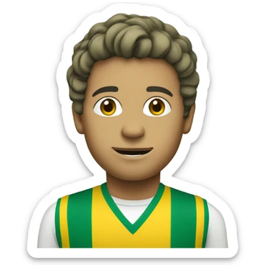 Sweden but with green background and white instead of yellow sticker