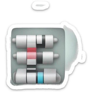 progress bar that is half filled out sticker