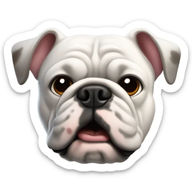 Bulldog francés negro sticker