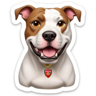 Arsenal football club pitbull sticker