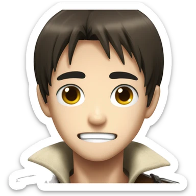 Eren From attack on titan  sticker