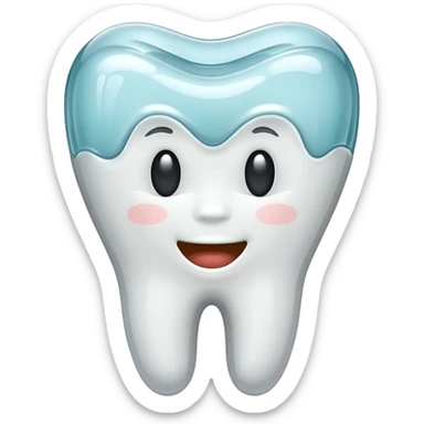 rooted tooth sticker