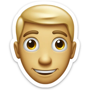 smiley face with a smirk and rizz look sticker