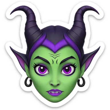 maleficent As a Emoji that don’t already exists. sticker