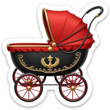 Детская коляска СССР 1920-е годы sticker