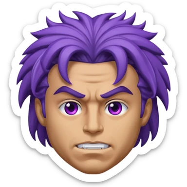 J’aimerais que tu me crées un emoji sur star Platinum dans jojo bizarre Adventure sticker