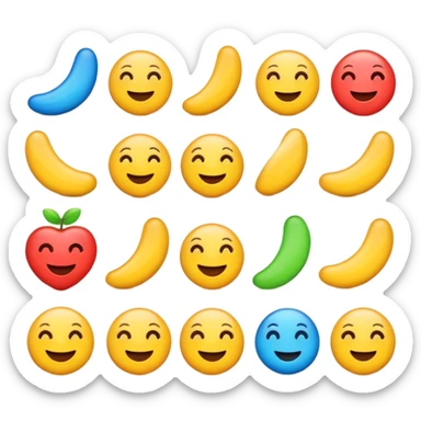 Curves emojis sticker