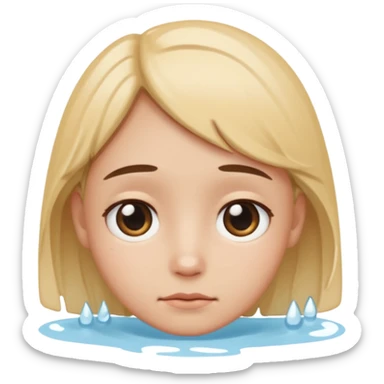 so like a sad face 🥺 and mix of this☺️ and this😔, like someone is sad because you ignore them but they have that cute face with watery but not watery eyes and you cant say no to them sticker