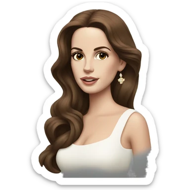 Lana Del Rey at Malibu sticker