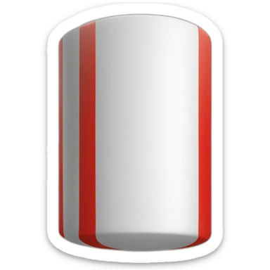 red-and-white-cylinder sticker