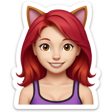 Cat Valentine sticker