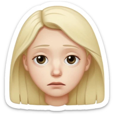 Cansado y triste sticker