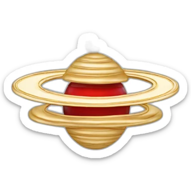 A vivienne westwood saturn necklace sticker