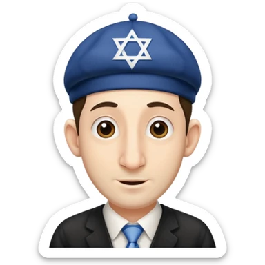 A Jewish person with big nose sticker