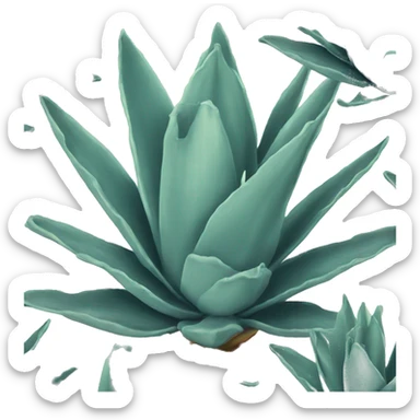 Blue agave sticker