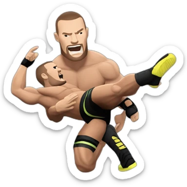 Wwe Randy Orton hitting RKO sticker