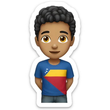 Venezuelan boy sticker
