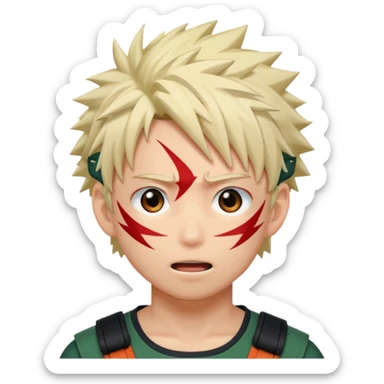 katsuki bakugo sticker