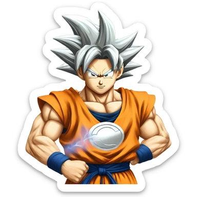 songoku super sayen  sticker