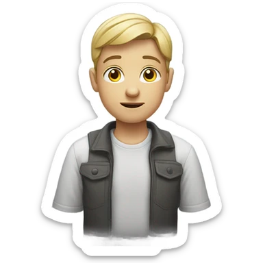 Person with autism  sticker