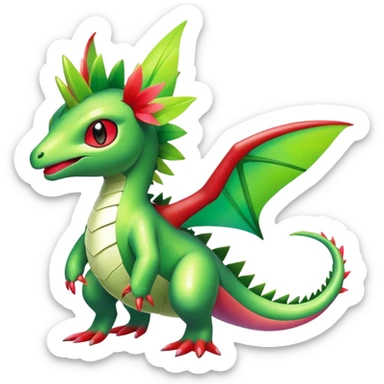 Shiny Exotic Flygon-Shaymin-Meganium-Hybrid-Creature sticker